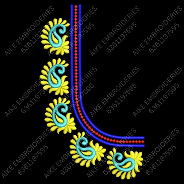 Blouse Design No MSM-030 - Butta, U Shape