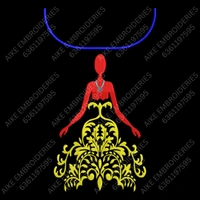 Blouse Design No MSM-036 - Butta, Boat Neck