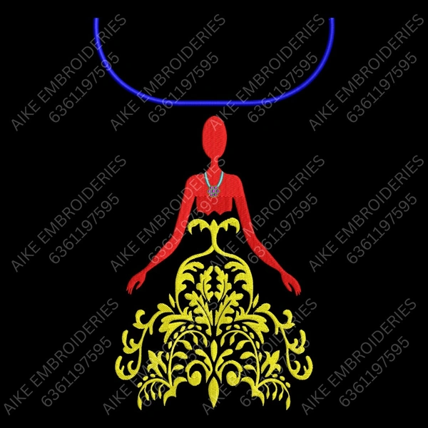Blouse Design No MSM-036 - Butta, Boat Neck
