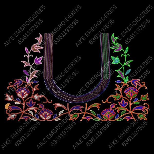 Blouse Design No MSM-042 - U Shape, Full Sleeve
