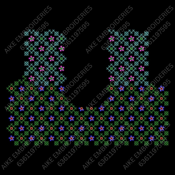 Blouse Design No MSM-043 - Full Sleeve, U Shape