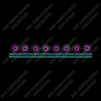 Blouse Design No: MSM-006 - Simple Border, U Shape