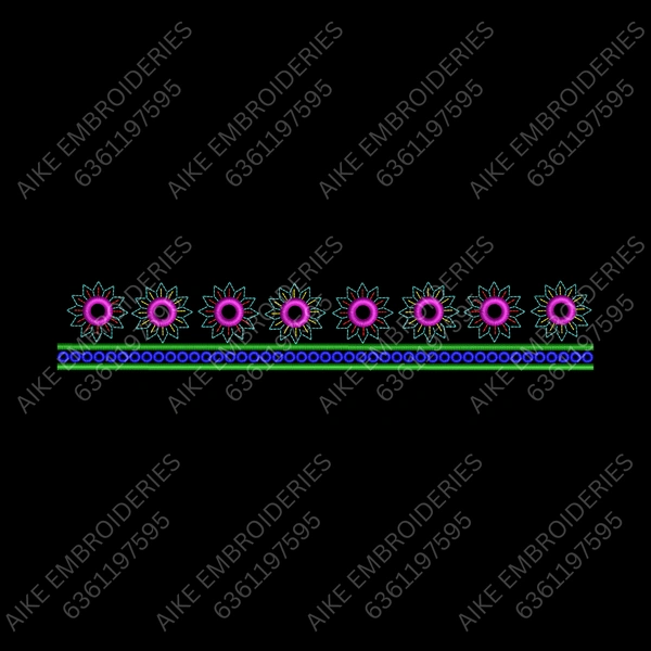 Blouse Design No: MSM-006 - Simple Border, U Shape