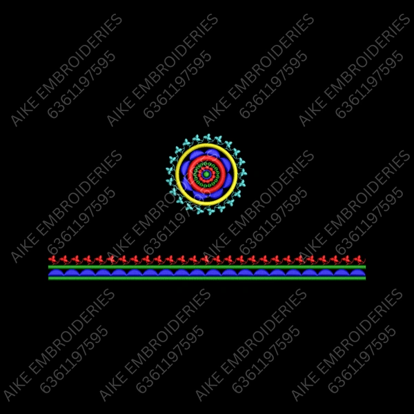 Blouse Design No : MSM-004 - Simple Border, Pot Neck