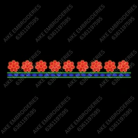 Blouse Design No : MSM-014 - Simple Border, Pot Neck