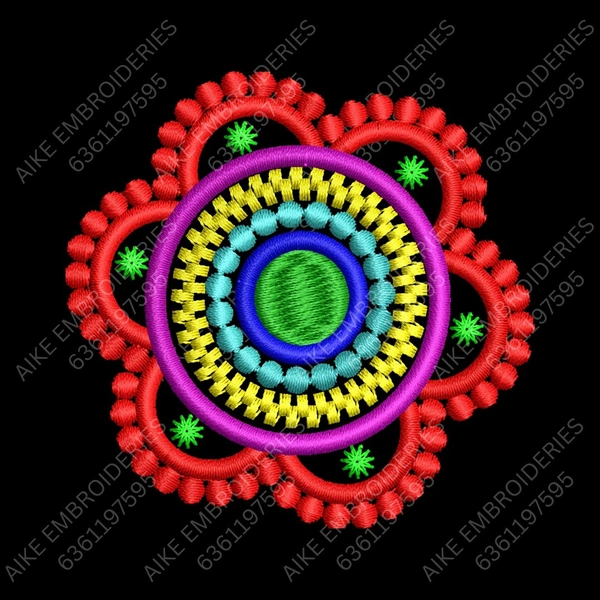 Blouse Design No : MSM-023 - Border with Butta, U Shape