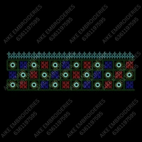 Blouse Design No : MSM-027 - Kutch Work, U Shape