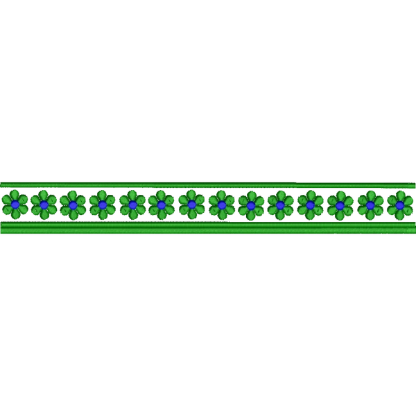 Blouse Design No : HSW-M-114-C - Simple Border, U Shape