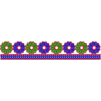 Blouse Design No : HSW-M-157 - Simple Border, U Shape