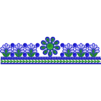 Blouse Design No : HSW-M-161-A - Simple Border, Sweat Heart