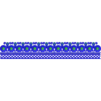 Blouse Design No : HSW-M-162 - Simple Border, U Shape
