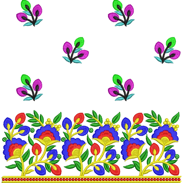 Blouse Design No : HSW-M-303 - Full Sleeve, U Shape