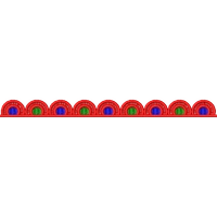 Blouse Design No : HSW-PM-12 - Simple Border, Boat Neck