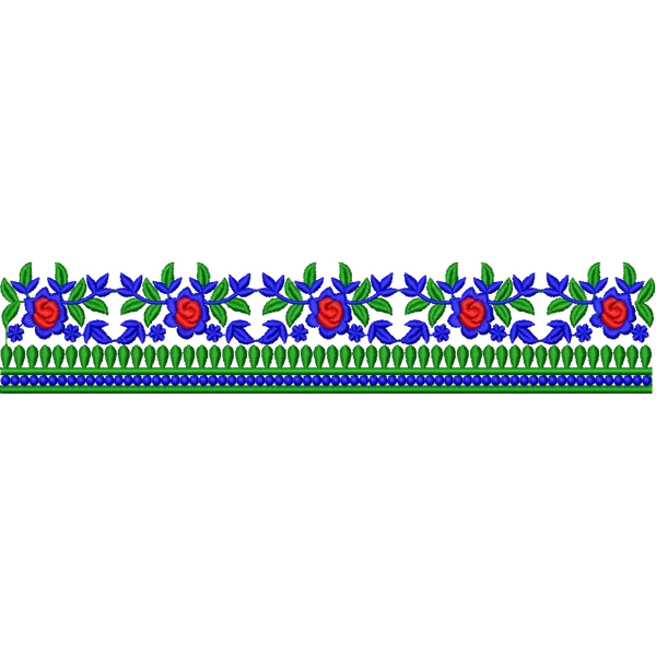 Blouse Design No : HSW PM-22 , Collar Design - Simple Border