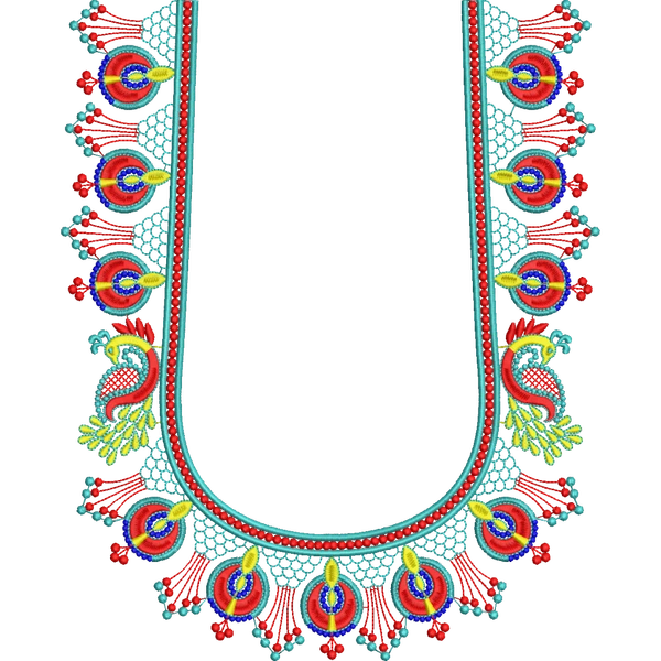 Blouse Design No : HSW PM-35 - Full Sleeve, U Shape