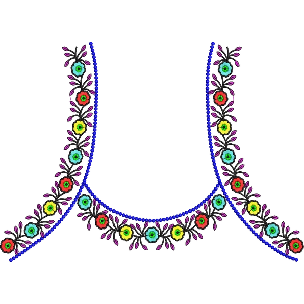 Blouse Design No : HSW PM-38 - Simple Border