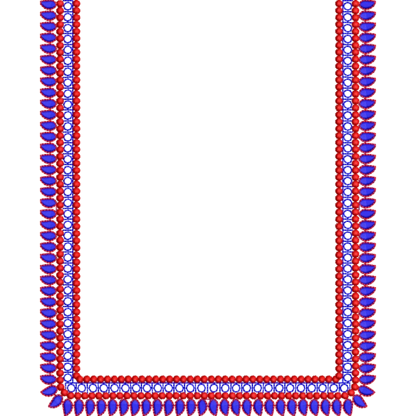 Blouse Design No : HSW PM-44/1 - Full Sleeve, Square Shape