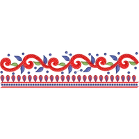 Blouse Design No : JC4335 - Simple Border, U Shape