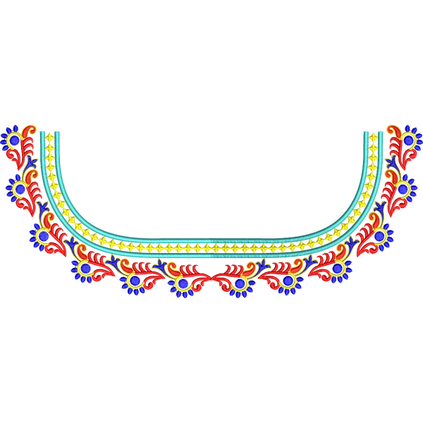 Blouse Design No :MSM - 508 , Lehenga Blouse - Simple Border, Boat Neck