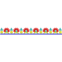 Blouse Design No :MSM - 537 - Simple Border, Boat Neck