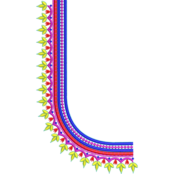 Blouse Design No :MSM - 539 - Butta, U Shape