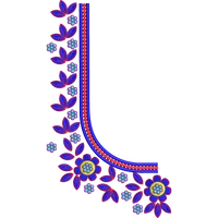 Blouse Design No :MSM - 545 / 1 - Simple Border, U Shape
