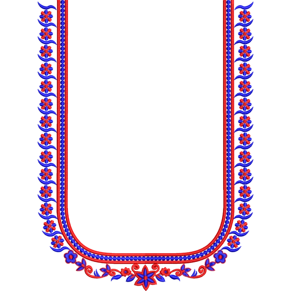Blouse Design No :MSM - 549 - Butta, U Shape