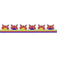 Blouse Design No :MSM - 569 - Simple Border, U Shape