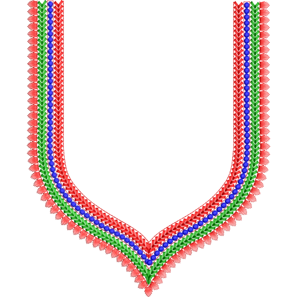 Blouse Design No :MSM - 590 - Simple Border, Sweat Heart