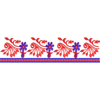 Blouse Design No :MSM - 614 - Simple Border