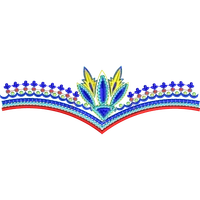 Blouse Design No :MSM - 630 - Border With Butta