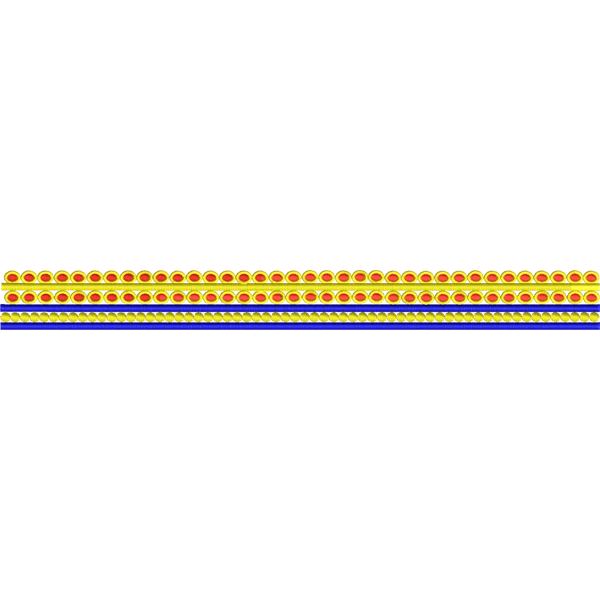 Blouse Design No :MSM - 634 - Simple Border, U Shape