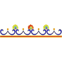 Blouse Design No :MSM - 638 - Simple Border, U Shape