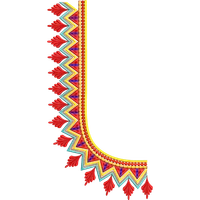 Blouse Design No :MSM - 661 - Simple Border, U Shape