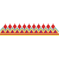 Blouse Design No :MSM - 661 - Simple Border, U Shape