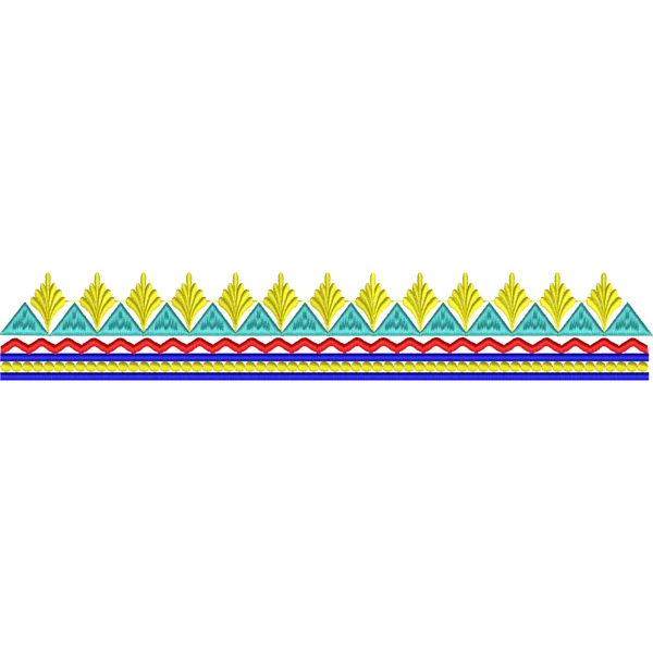Blouse Design No :MSM - 662 - Simple Border, U Shape