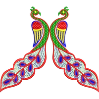 Blouse Design No :MSM - 669 , Peacock - Butta, Sweat Heart