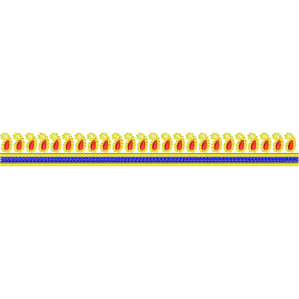 Blouse Design No :MSM - 675 - Simple Border, U Shape
