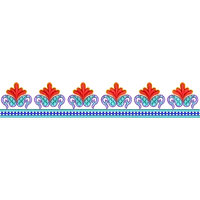 Blouse Design No :MSM - 676 - Simple Border, U Shape