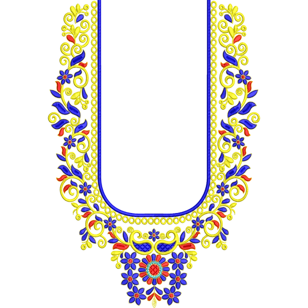 Blouse Design No :MSM - 678 - Full Sleeve, U Shape