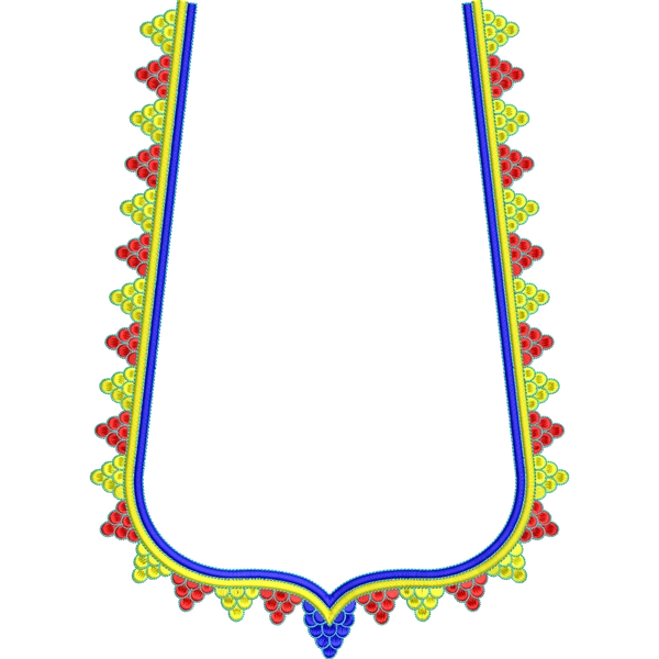 Blouse Design No :MSM - 679 - Simple Border, Sweat Heart