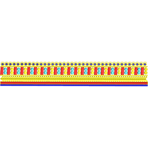 Blouse Design No :MSM - 691 - Simple Border, Sweat Heart