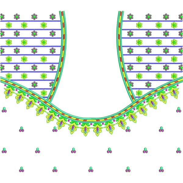 Blouse Design No :MSM - 692 - Simple Border