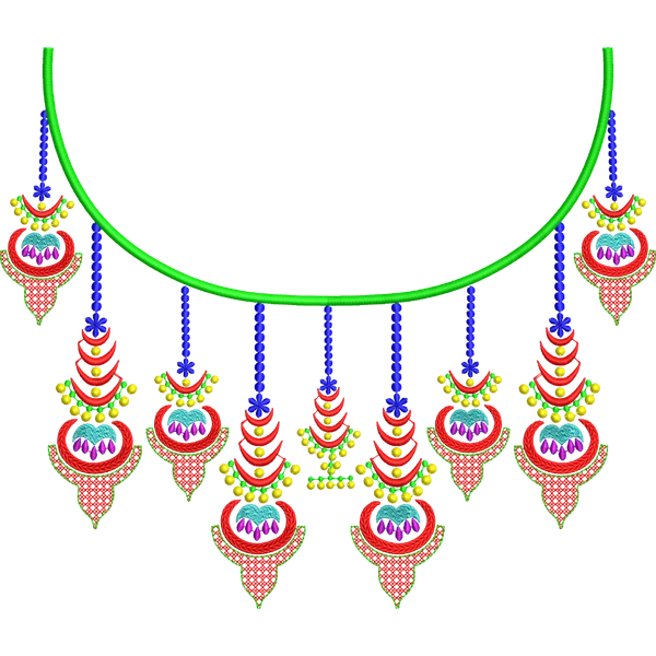 Blouse Design No :MSM - 712 - Butta, Boat Neck