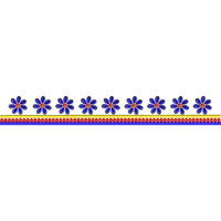 Blouse Design No :MSM - 727 - Simple Border, U Shape