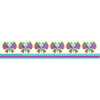 Blouse Design No :MSM - 730 - Simple Border, U Shape