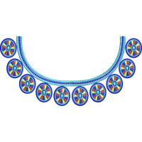 Blouse Design No :MSM - 758 - Simple Border, Boat Neck