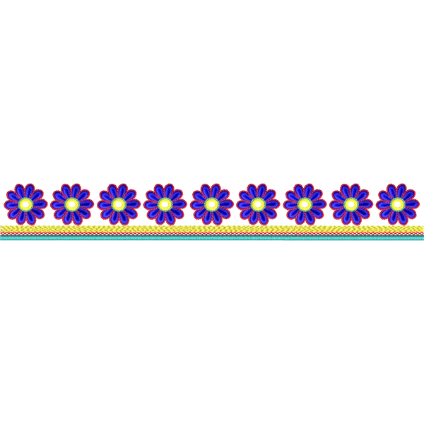 Blouse Design No :MSM - 765 - Mirror Work, Simple Border, Pot Neck