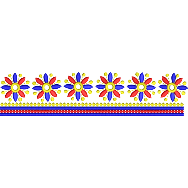 Blouse Design No :MSM - 784 - Simple Border, U Shape