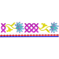 Blouse Design No :MSM - 793 - Simple Border, U Shape